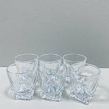 Набір чарок Quadro 6 шт 50 мл Yujing GlassWare 3139/1745, фото 2
