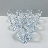 Набір чарок Quadro 6 шт 50 мл Yujing GlassWare 3139/1745, фото 4