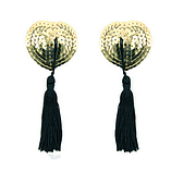 Наклейки на соски серця. Карнавальні прикраси, фото 3