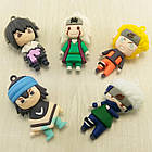 Іграшка Набір фігурок брелоків (5 шт.): Наруто Узумакі, Какаші, Джірая та ін. для дітей (l_9118), фото 2