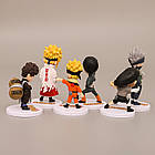 Іграшка Набір фігурок Наруто (6 шт.): Рок Лі, Мінато Намікадзе, Какаші та ін. для дітей (l_9122), фото 3