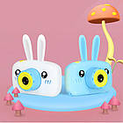 Іграшка Дитячий фотоапарат + відеокамера білий «Зайчик» для дітей (l_9145), фото 2