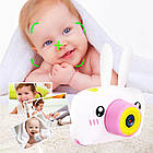 Іграшка Дитячий фотоапарат + відеокамера білий «Зайчик» для дітей (l_9145), фото 3