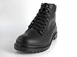 Шкіряні черевики чоловічі зимові на хутрі взуття великих розмірів 46 47 Rosso Avangard Taiga Ultimate Black BS, фото 5