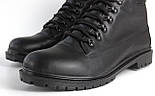 Шкіряні черевики чоловічі зимові на хутрі взуття великих розмірів 46 47 Rosso Avangard Taiga Ultimate Black BS, фото 8