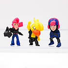 Іграшка Набір фігурок комп'ютерної гри Бравл Старс (10 шт.): Стрітрейсер Брок, Пенні, Золотий Ворон, Спайк і, фото 6