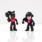 Іграшка Набір фігурок комп'ютерної гри Бравл Старс (10 шт.): Стрітрейсер Брок, Пенні, Золотий Ворон, Спайк і, фото 3