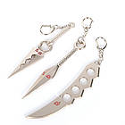 Іграшка Набір брелоків Наруто: Клинок Чакри + кунаї (2шт) для дітей (l_9318), фото 4