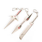 Іграшка Набір брелоків Наруто: Кубикірібочо + кунаї (2шт) для дітей (l_9319), фото 4