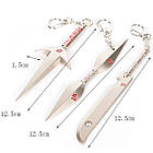 Іграшка Набір брелоків Наруто: Кубикірібочо + кунаї (2шт) для дітей (l_9319), фото 6