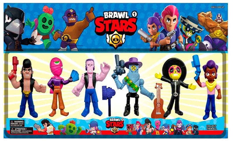 Іграшка Brawl Stars великі фігурки (5 сезон) — Булл, Тара, Френк, Рікошет, Поко, Шеллі. для дітей (l_8473)