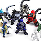 Іграшка Годзілла, Мехагодзила, Гайган, Горозавр — 10 фігурок для дітей (l_9349), фото 2