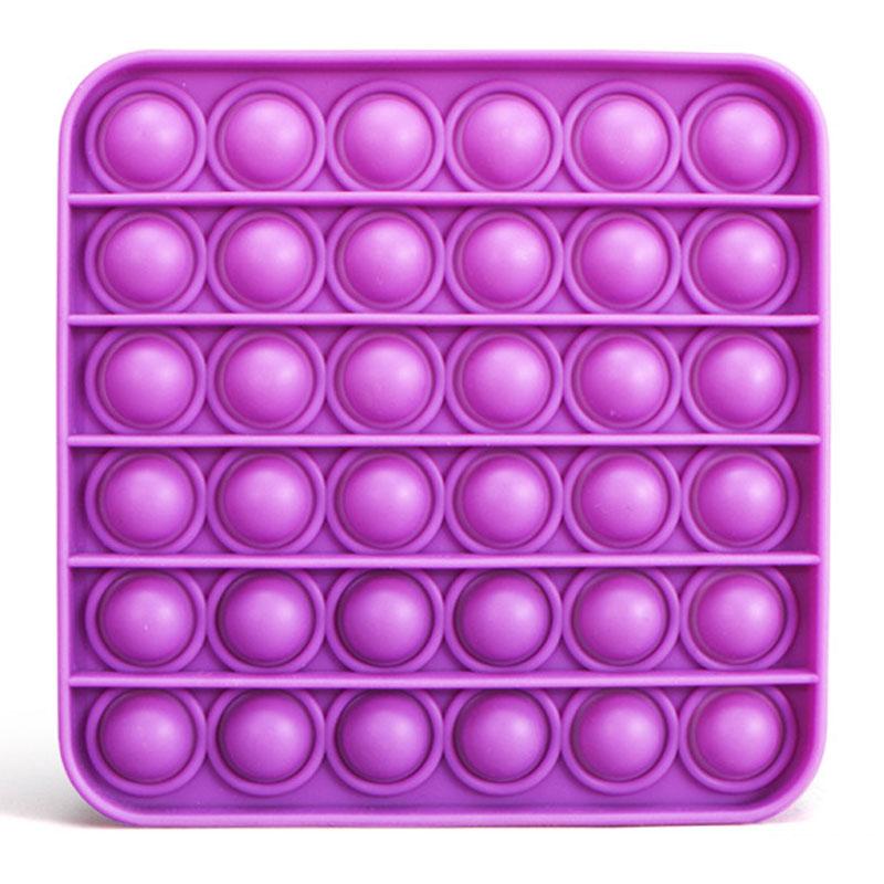 Іграшка Pop it іграшка антистрес «Фіолетовий квадрат» для дітей (l_9355), фото 1