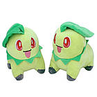 Іграшка Покемон Чикорита (Chikorita), м'яка іграшка для дітей (l_9368), фото 2