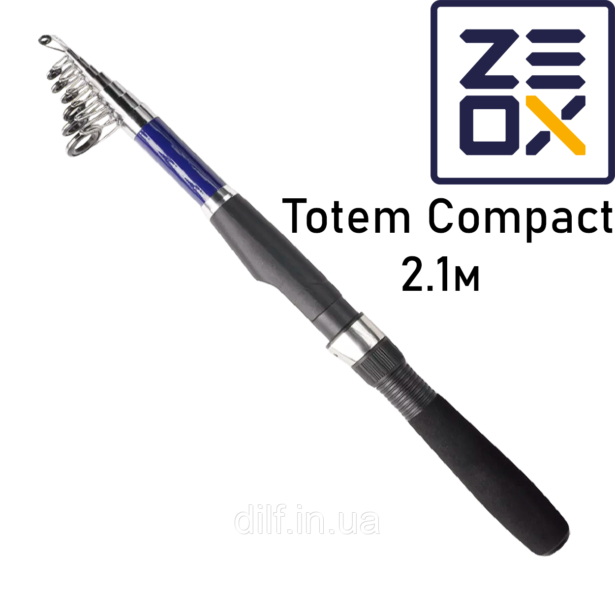 Вудка ZEOX Totem Compact Tele 2.10м (50г) укорочена