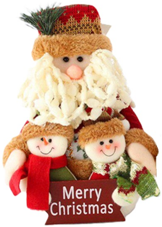 Фігура новорічна "Санта/Сніговик" 58см,2 види №M17326(12)(30), фото 1