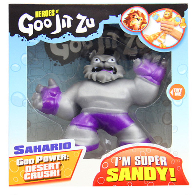 Іграшка Гуджитсу воїн Вулфпейн гумова іграшка-тягучка фігурка Goojitzu Wolfpain для дітей (l_8584), фото 1