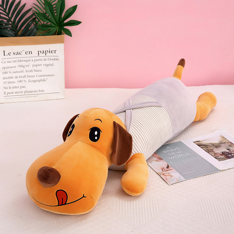 Іграшка Довгий Песик батон 70 см подушка-антистрес (кот батон) для дітей (l_11563), фото 1