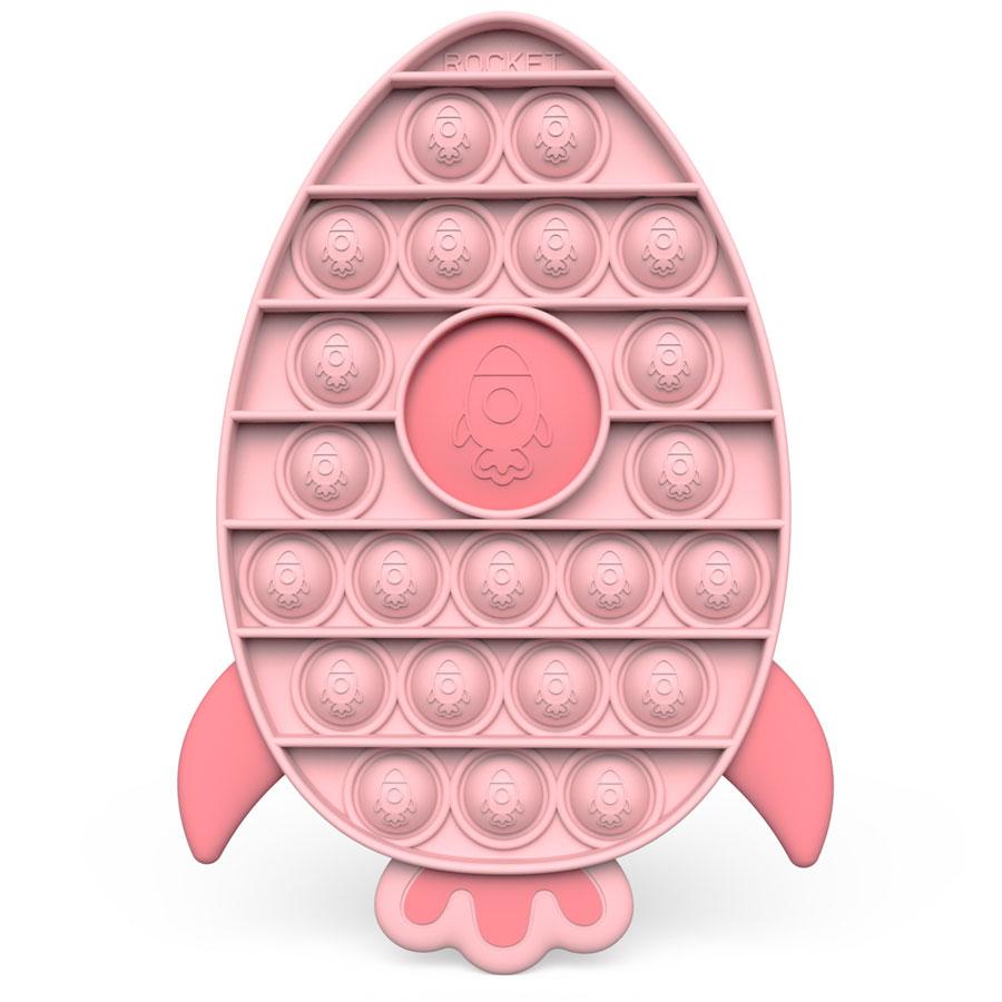 Іграшка Поп Іт «Ракета» з фігуркою на кожній кульці для дітей (l_9648), фото 1