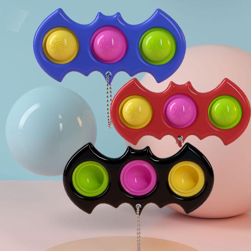 Іграшка Брелок Симпл Димпл «Бетмен» іграшка-антистрес із фігурками на кульках для дітей (l_9437), фото 1