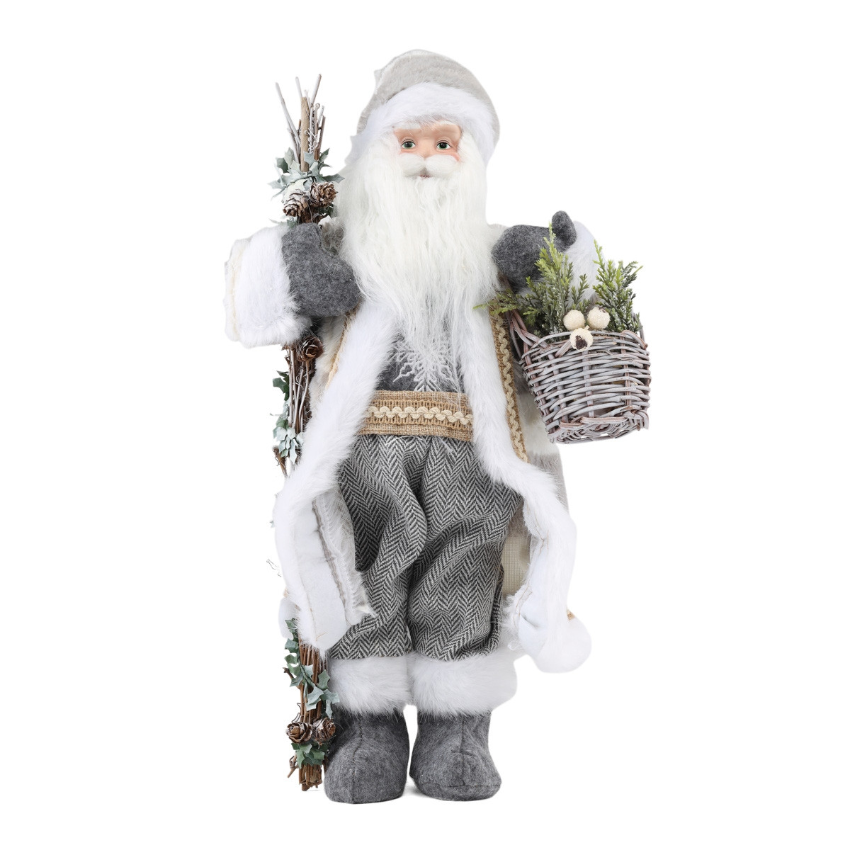 Іграшка м'яка декор. "Санта з посохом" 46см №6011-009(6), фото 1