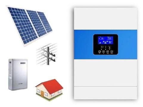5.5 кВт Гібридний інвертор Daxtromn, 48 В, 80 А PowMR (безперебійник, UPS, ДБЖ)