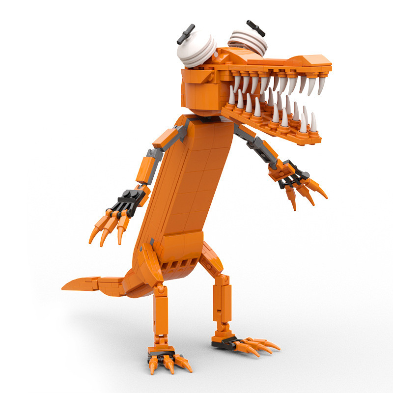 Іграшка Конструктор Жовтогарячий Райдужний Друг із Роблокс 385 деталей для дітей (l_11661), фото 1