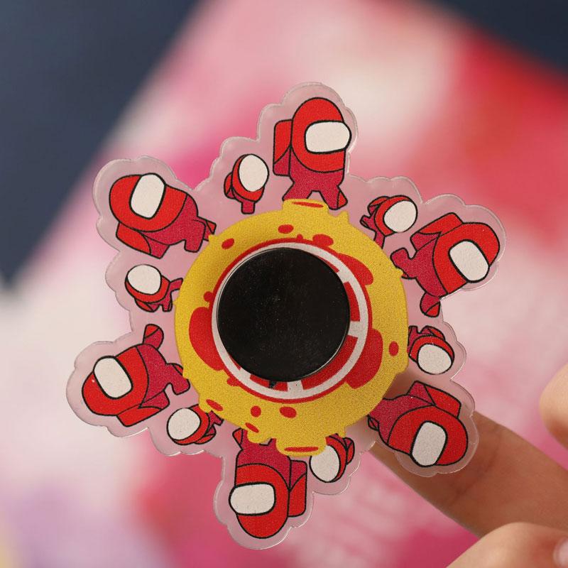 Іграшка Спінер 3D «Червоний Among Us» анімаційний для дітей (l_9595), фото 1