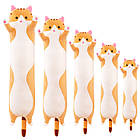 Іграшка Метровий Кіт батон 110 см світло-коричневий м'яка іграшка для дітей (l_11534), фото 4