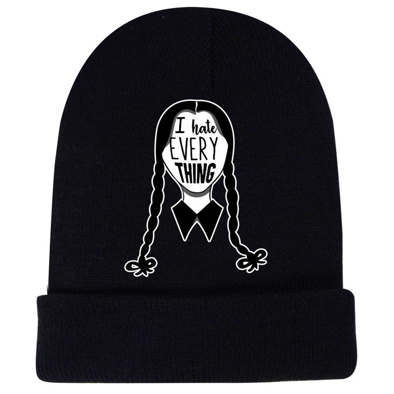Іграшка Шапка Венсдей «I Hate Every Thing» для дітей (l_11657), фото 1