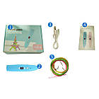 Іграшка 3Д-ручка PCL з акумулятором «Рожева» з низькою температурою плавлення для дітей (l_9726), фото 2