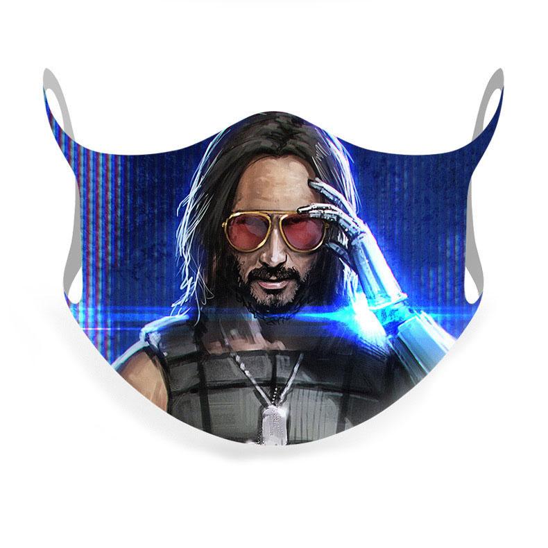 Іграшка Маска «Джонні Сільверхенд Cyberpunk 2077» (захист від пилу), дитяча для дітей (l_8899), фото 1