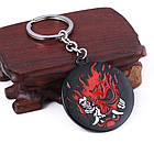 Іграшка Брелок для ключів з емблемою «Cyberpunk 2077» для дітей (l_8900), фото 3