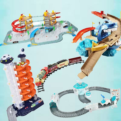 Гаражі, треки, залізниці і парковки