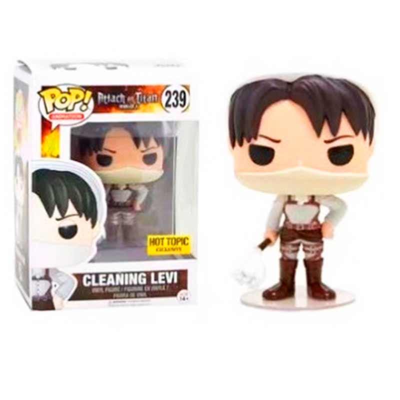 Іграшка Фігурка Cleaning Levi Funko Pop Фанко Поп з Атака Титанів для дітей (l_10735)