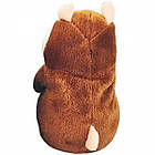 Іграшка, що говорить хом'як, повторюшка (Коричневий) на батарейках для дітей (l_8975), фото 2