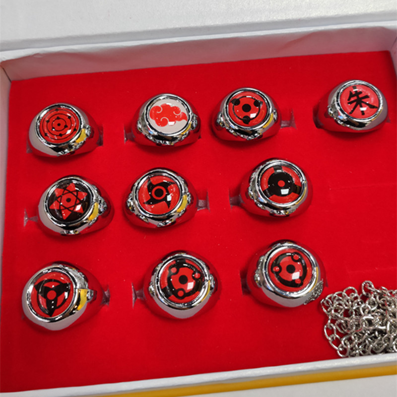 Іграшка Набір з 10 кілець Наруто для дітей (l_9237), фото 1