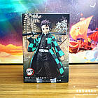 Іграшка Вбивця демонів Фігурка Танджіро Камадо з аніме Клинок розсікає демонів (Demon Slayer), 16 см для, фото 6