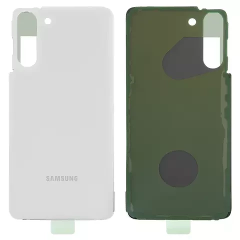 Задня панель корпусу для Samsung G991 Galaxy S21 5G, біла