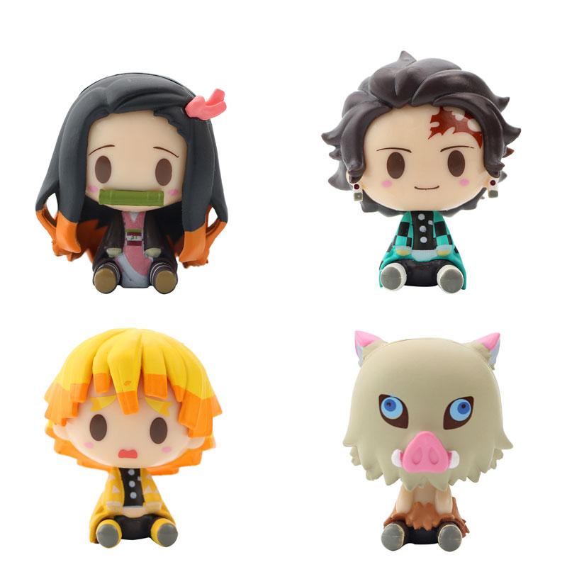 Іграшка Набір мініфігурок (4 штуки) Клинок розсікає демонів, 5 см для дітей (l_9030), фото 1