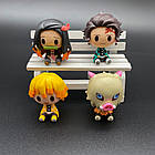 Іграшка Набір мініфігурок (4 штуки) Клинок розсікає демонів, 5 см для дітей (l_9030), фото 7