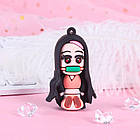 Іграшка Набір брелоків-фігурок (6 шт) Танджіро Камадо, Незуко, Зеницю Агацума, Гію Томіока, Іноске Хабіра для, фото 2