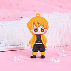 Іграшка Набір брелоків-фігурок (6 шт) Танджіро Камадо, Незуко, Зеницю Агацума, Гію Томіока, Іноске Хабіра для, фото 4