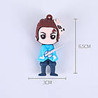 Іграшка Набір брелоків-фігурок (6 шт) Танджіро Камадо, Незуко, Зеницю Агацума, Гію Томіока, Іноске Хабіра для, фото 8