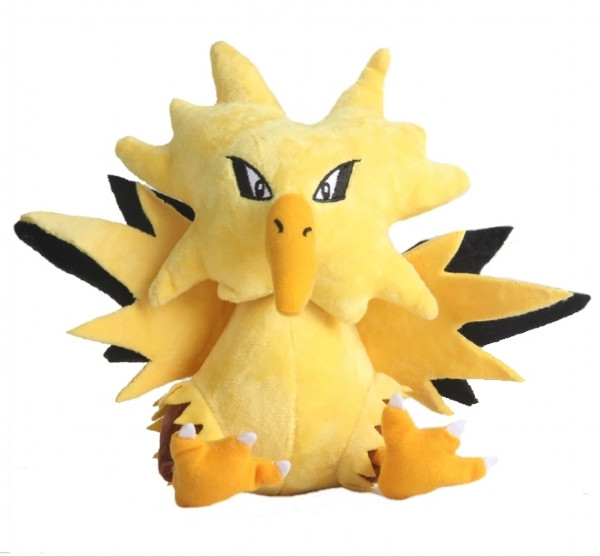 Іграшка Покемон Запдос (Zapdos) м'яка іграшка, 23 см для дітей (l_9924), фото 1