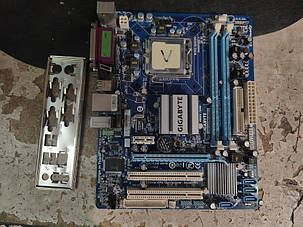 Мат. плата Gigabyte GA-G41MT-ES2L rev1.3 LGA775 G41 PCI-E+SVGA+GbLAN SATA MicroATX 2DDR3 № 241610103, фото 1