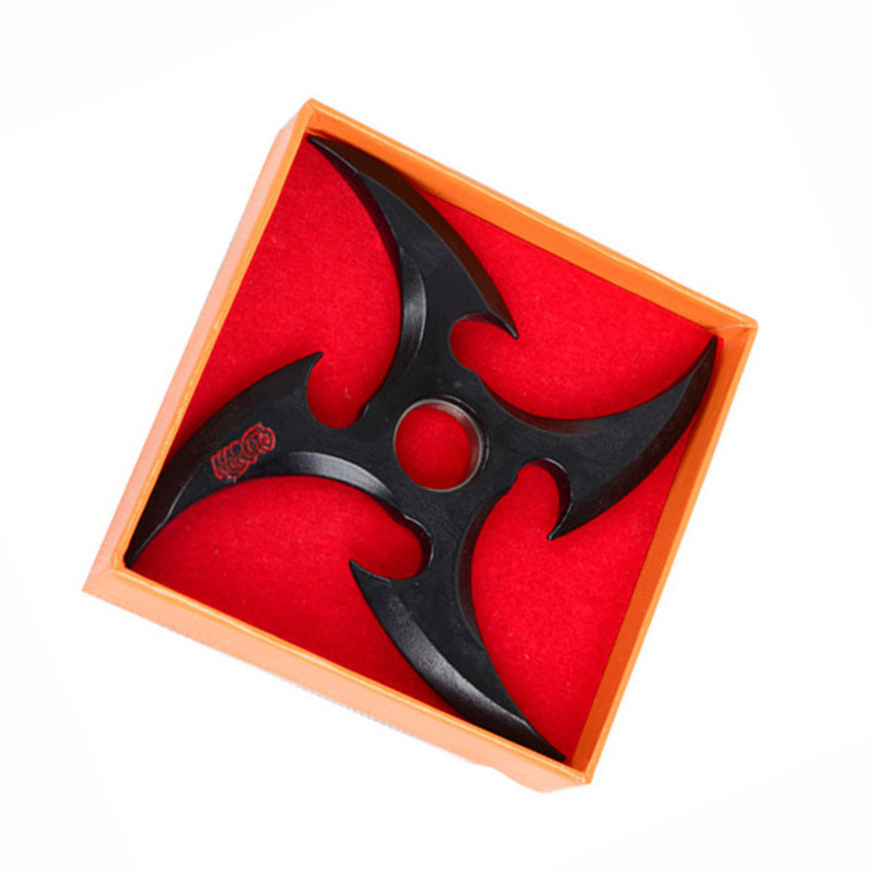 Іграшка Сталевий сюрикен Наруто (темний) з підшипником для дітей (l_9984), фото 1