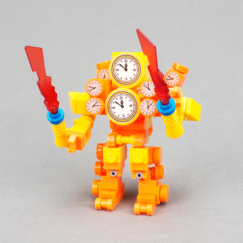 Іграшка Конструктор Клок Мен з мечами зі Скибіді Туалет для дітей (l_12715), фото 1