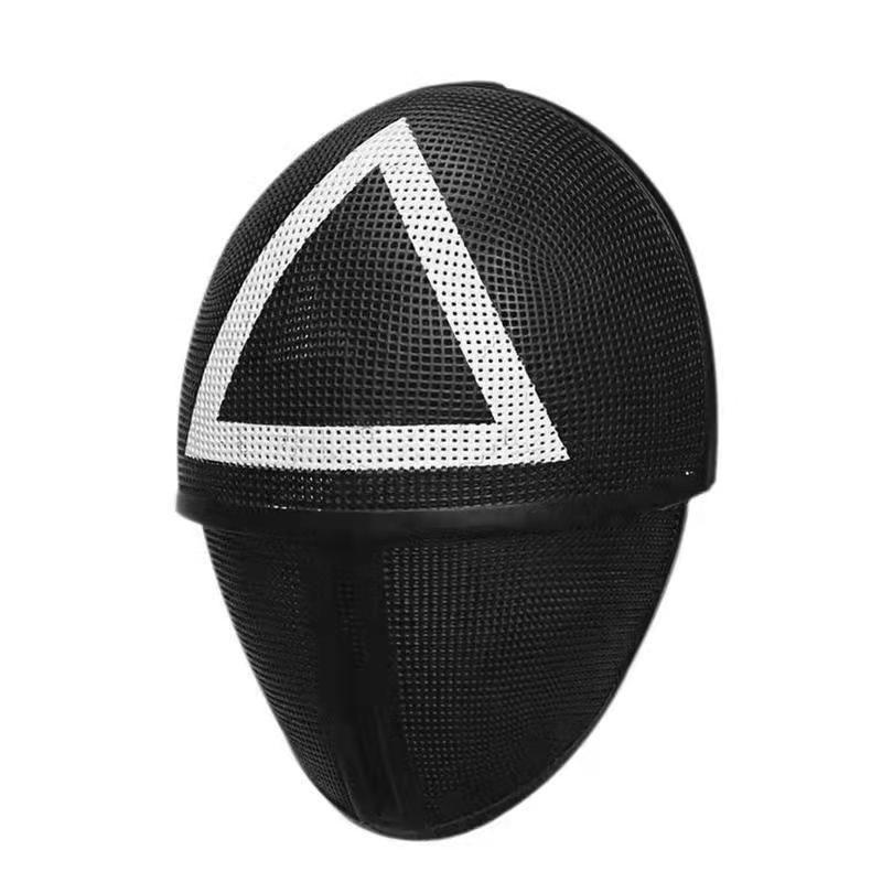 Іграшка Маска Трикутник з Гра в кальмара (охоронець) для дітей (l_10051), фото 1