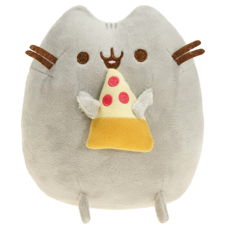 Іграшка Пушин кет Pusheen cat з піцою м'яка іграшка для дітей (l_12790)